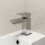 Modern Bathroom Square Mini Mono Basin Sink Mixer Tap Brass Chrome 1