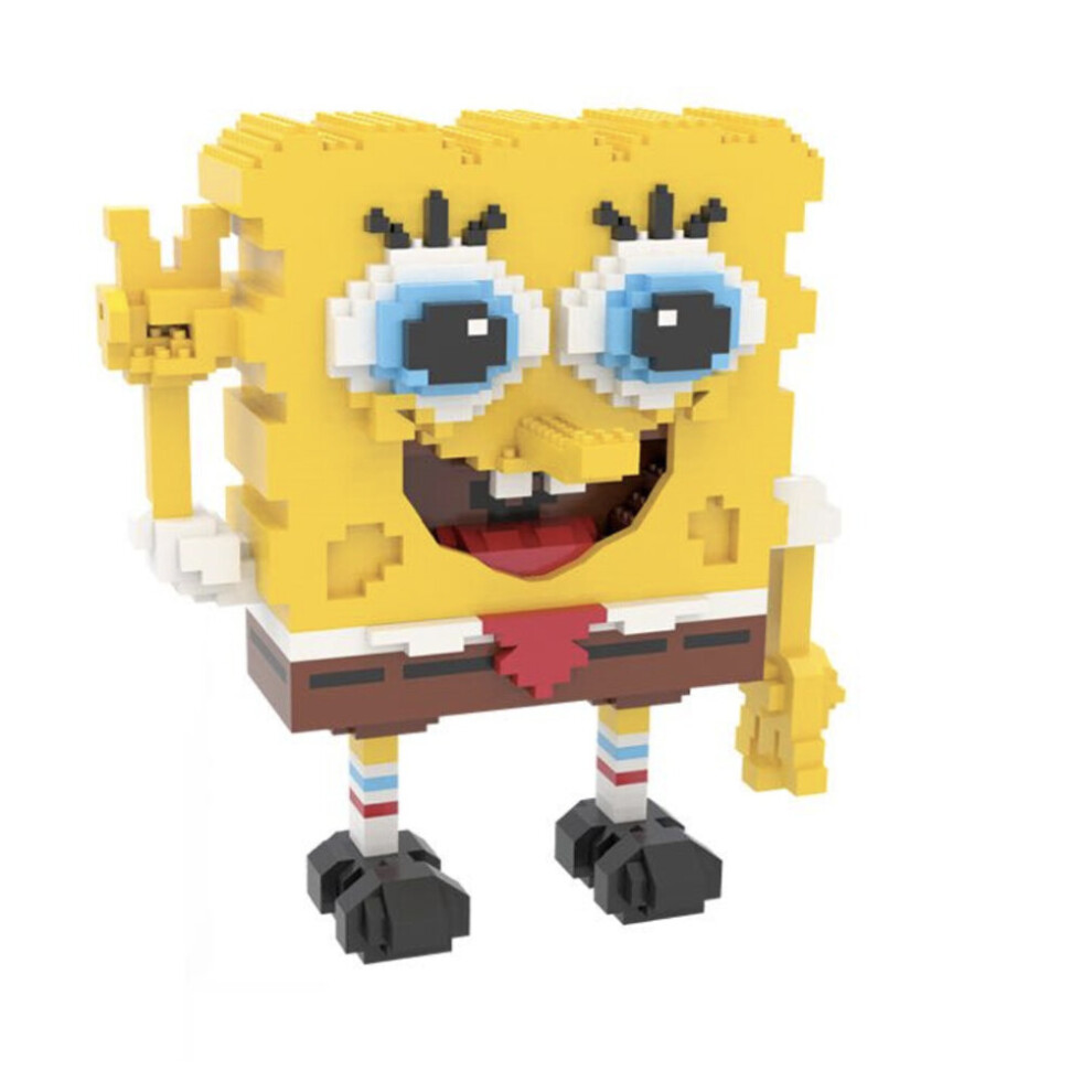 Eastvaps Spongebob Building Blocks Puzzle Figures Educational Brick Toys
