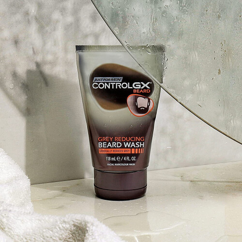 Just For Men Just For Men Control Gx Grey Reducing Beard Shampoo, Mustache & Beard 1