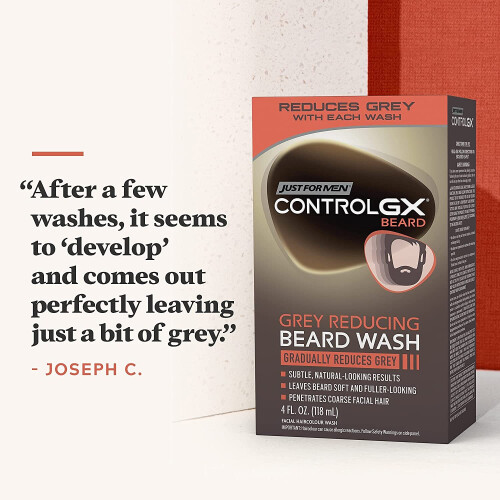 Just For Men Just For Men Control Gx Grey Reducing Beard Shampoo, Mustache & Beard 2