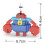 7pcs/set Building Blocks SpongeBob SquarePants Kids Figure Toy  Bricks 3