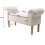 Living And Home Upholster Pouffe Bedside Bench Sofa Lounge Ottoman Hallway Window Seat 3