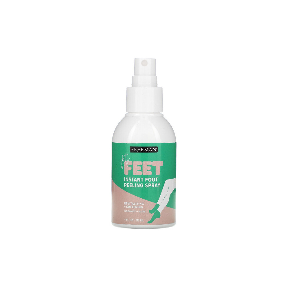 Freeman Beauty , Flirty Feet, Foot Peeling Spray, Coconut & Aloe, 118Ml