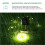 Ranpo (20 m, 200 LEDs, Blanco cálido) Luces de hadas solares impermeables 11