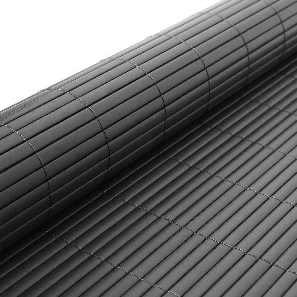 (Dark Grey, 180 X 300Cm) Pvc Garden Fence Privacy Shield Protective Screen 742521089842