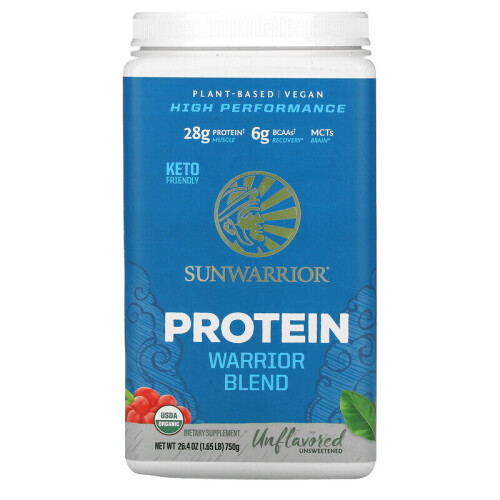 Sunwarrior, Krieger-Blend, Protein, ungeschmackt, 1,65 lbs (750 g)