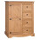 Mercers Furniture Corona Tallboy Wardrobe With Drawers Solid Pine Bedroom Furniture 1