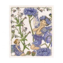 Forget Me Not and Cornflower Flower Fairies Counted Cross Stitch Kit