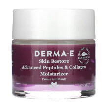 DERMA E, Fortgeschrittene Peptide & Flora-Kollagen Feuchtigkeitscreme, 2 Unzen (56 g)