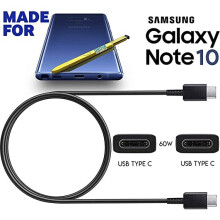 Official Samsung PD USB S20 Ultra S8 S10 Type-C to USB Type-C Charger Lead Sync Cable