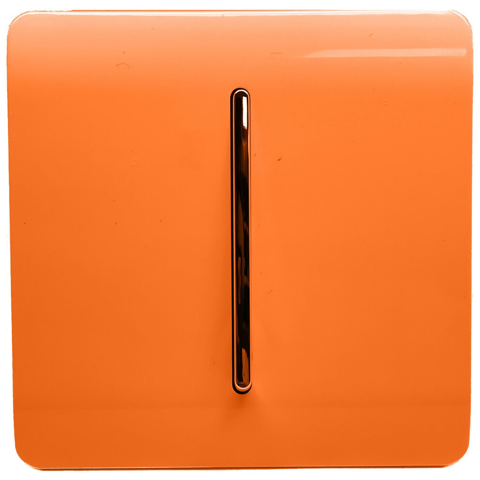 Trendi Artistic Modern Glossy  Home Automation Switch Orange