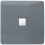 Trendi Switch Trendi Artistic Modern Glossy Tactile Telephone Socket Warm Grey 1