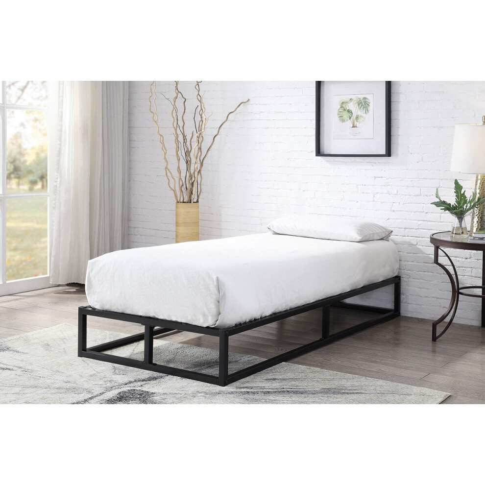 (Single 3ft) Amersham Metal Platform Bed Frame