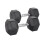 Quality Anti-slip Grip Hex Dumbbells - 2 x 18kg 1