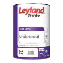 Leyland Trade Undercoat Paint 5l Dark Grey