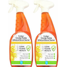 (2 x 750ml) Pro-Kleen Granite Marble Cleaner Orange Fragrance