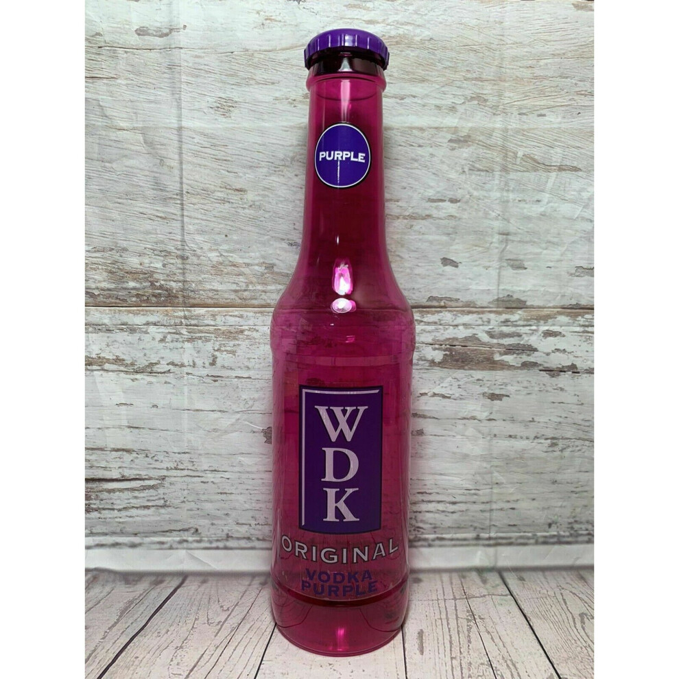 (WKD PURPLE 60cm 2ft) Giant 2Ft &1FT Wine Brands Money Coins Savings Plastic Bottle Box Pot Piggy Bank