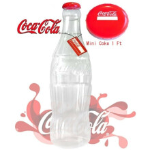 (Mini Coke 1 Ft. 30 CM) Giant 2Ft &1FT Wine Brands Money Coins Savings Plastic Bottle Box Pot Piggy Bank