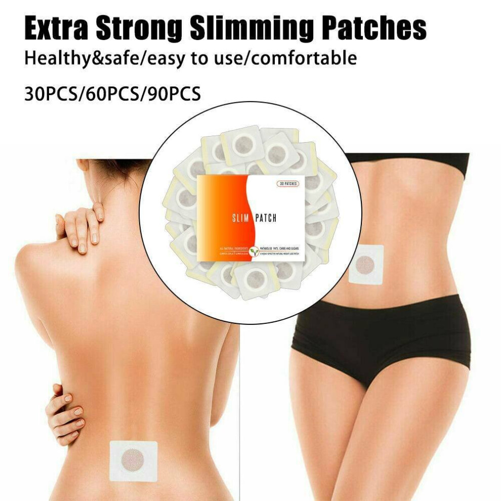 (60) EXTRA STRONG 30 60 90 Fast Acting SLIM PATCH 1 & 2 Month Supply Weight Loss Die