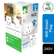 4lite WiZ Connected 3pin UK Smart Plug for Electrical Appliances