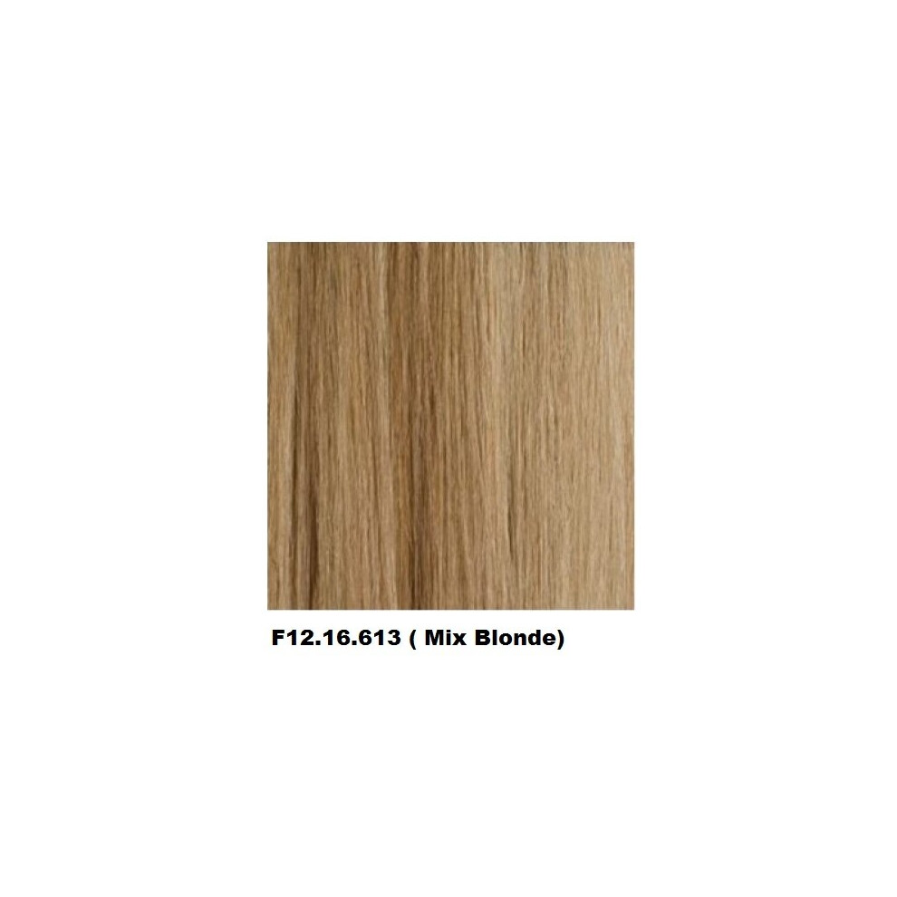 Brand: Sleek (12/16/613 (Mix Blonde)) Sleek Fashion Idol 101 Hot Yaki Weave Like Human Hair Extension- 18Inch