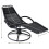Luxury Comfortable Rocking Sun Lounger Anthracite Trend 6