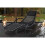 Luxury Comfortable Rocking Sun Lounger Anthracite Trend 9