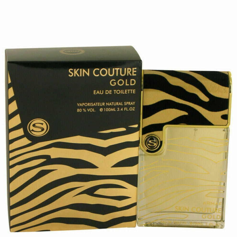 Armaf Skin Couture Gold By Armaf Eau De Toilette Spray 3.4 Oz For Men