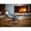 Luxury Comfortable Rocking Sun Lounger Anthracite Trend 8
