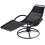 Luxury Comfortable Rocking Sun Lounger Anthracite Trend 1