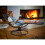 Luxury Comfortable Rocking Sun Lounger Anthracite Trend 7