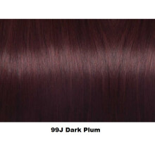 (99J Dark Plum) Sleek Fashion Idol 101 Hot Yaki Weave Like Human Hair Extension- 18inch