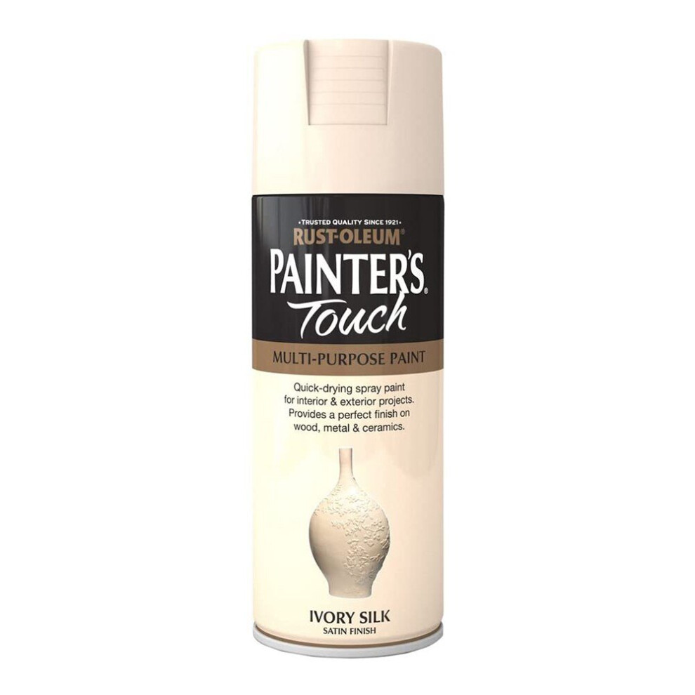 Rust-oleum Painters Touch Spray Paint 400ml Satin Ivory Silk