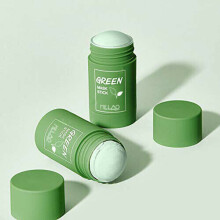 Green Tea Mask Stick Face Clay Cleansing Facial Oil control