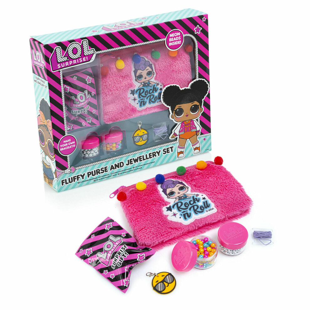 L.o.l. Surprise! Lol Surprise Fluffy Purse & Jewellery Set