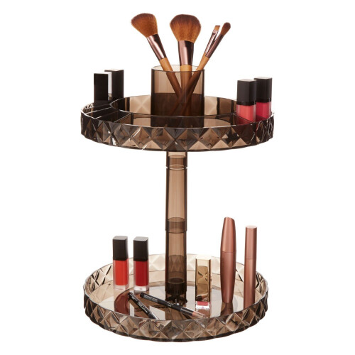 Premier Housewares Two Tier Revolving Cosmetic Organiser
