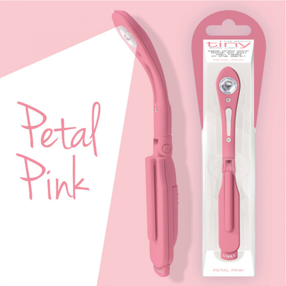 The Really Tiny Book Light Bedtime Travel Lamp Petal Pink