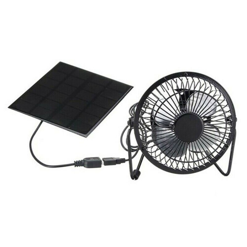 USB-drevet solcellepanel til drivhus køleventilation ventilator 1