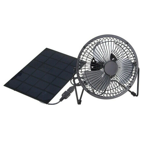 USB-drevet solcellepanel til drivhus køleventilation ventilator 2