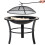Round Barbecue Fire Pit Decorative BBQ Table Mosaic Round Trend 4