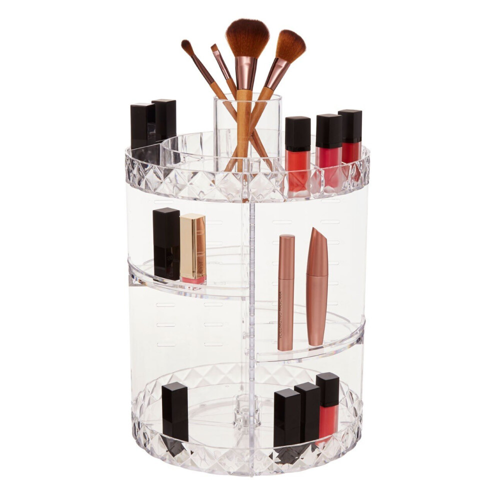 Premier Housewares Round Cosmetics Organiser Storage Solution