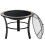 Round Barbecue Fire Pit Decorative BBQ Table Mosaic Round Trend 3