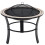 Round Barbecue Fire Pit Decorative BBQ Table Mosaic Round Trend 2