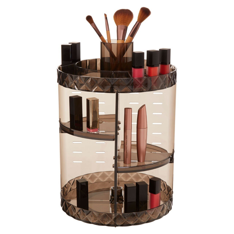 Premier Housewares Revolving Transparent Cosmetics Organiser