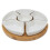 Bamboo Rotating Dip Set & Ceramic Dishes | M&W 2