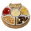 Bamboo Rotating Dip Set & Ceramic Dishes | M&W 1
