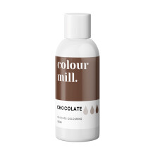 (Chocolate Brown 100ml) Colour Mill Oil Based Edible Food Colouring - 20ml & 100ml
