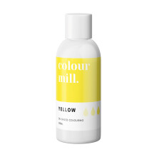 (Yellow 100ml) Colour Mill Oil Based Edible Food Colouring - 20ml & 100ml