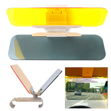 Car Sun Visor Shade Extender Clip on Day and anti-glare mirror