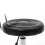 Round Shape Adjustable Salon Stool with Back and Line Black Chair 6